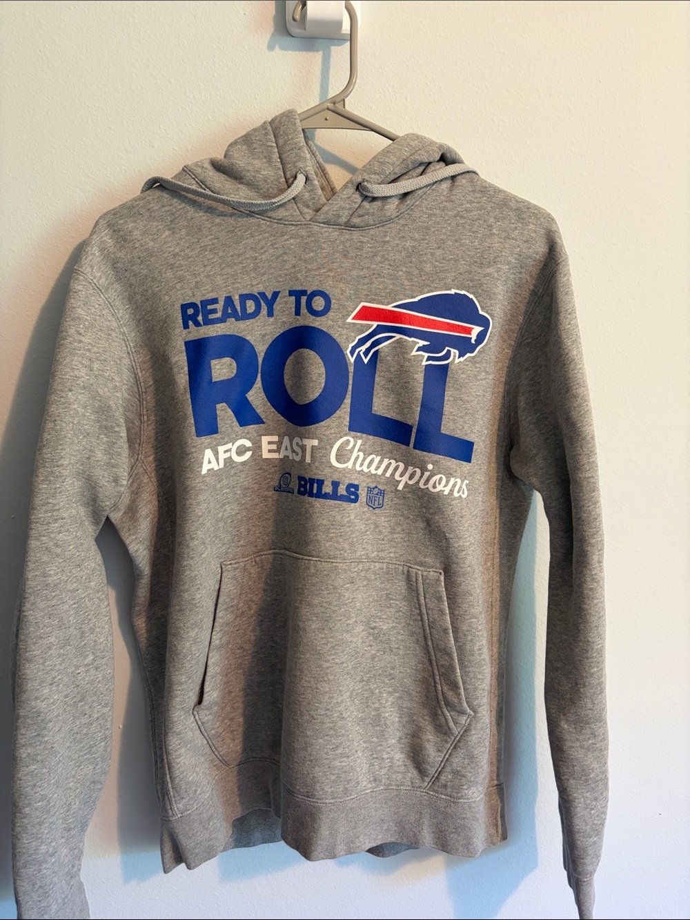 Nike Gray Pullover Hoodie with Black Logo